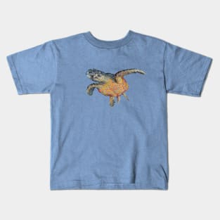 Swirly Turtle Kids T-Shirt